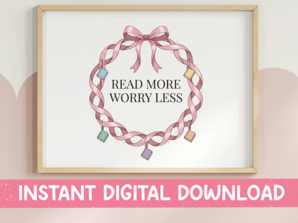 A Design Asset Review: The Read More Worry Less Graphic