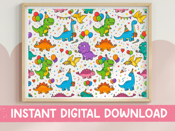 A Designer's Look at the Dinosaur Party Pattern