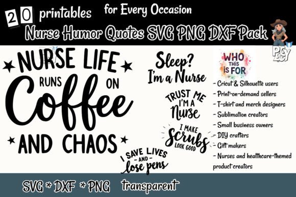 A Designer's Review of Nurse Humor Graphics for T-Shirt Designs