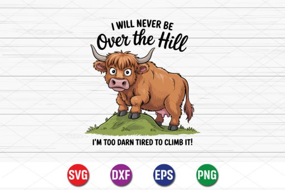 A Designer's Review: The Never Over The Hill Cow SVG
