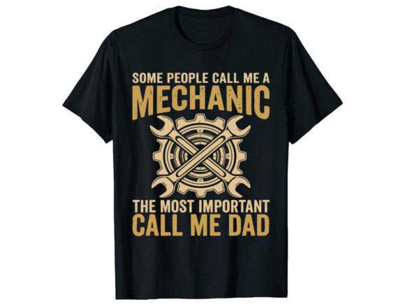 A Professional Review: The Mechanic Dad Father's Day T-Shirt Graphic