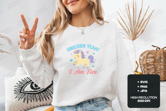A Review of Unicorn Yeah I Am Five Graphics for T-Shirt Designs