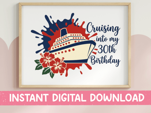 Cruising into 30th: A T-Shirt Graphic for Branding