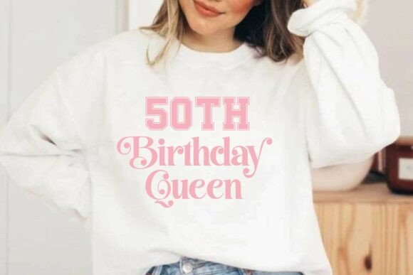Evaluating a 50th Birthday Queen Design for Commercial Graphics