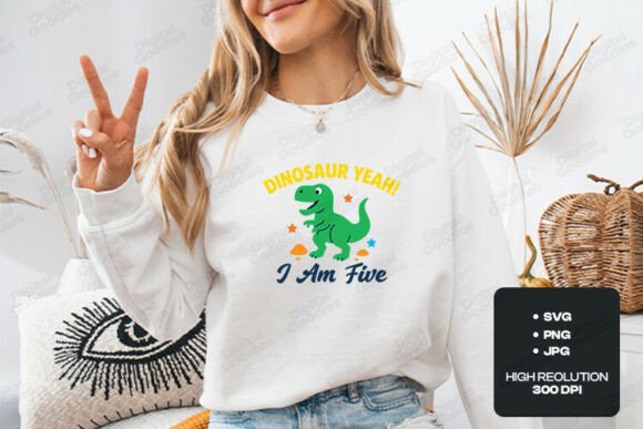 Graphics Review: A Playful Dinosaur T-Shirt Design for Publishing